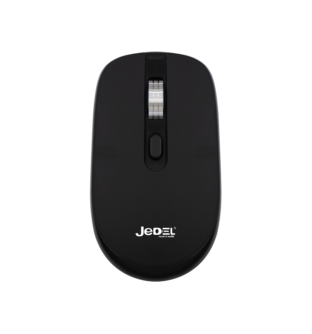 Миша бездротова JEDEL WD100, 1200-1600DPI, Black, 2.4GHZ+Bluetooth 5.0, Box