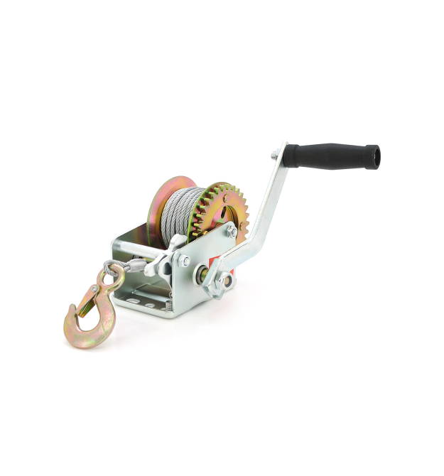 Лебідка WO600LB ручна барабанна, вантажопідйомність до 270кг, довжина троса 7м