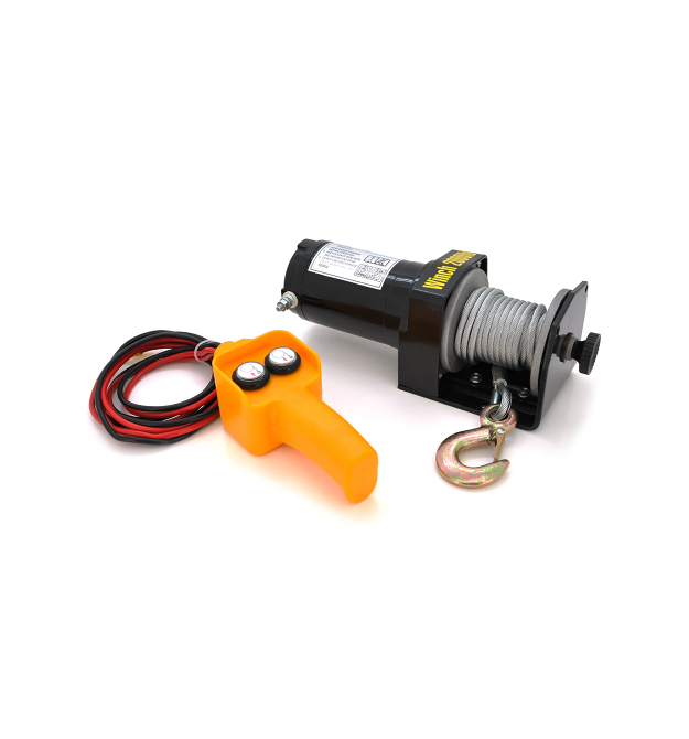 Автомобільна електрична лебідка 2000LB, 12V - 24V, вантажопідйомність 907кг