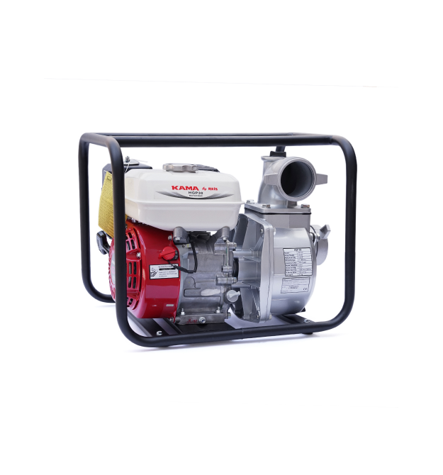 Мотопомпа бензинова HGP30, продуктивність 58 м3 - година, потужність 5,5 к.с.