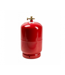 Газовий балон ПРОПАН 5кг(12л), тиск 18 BAR + пальник 20448, Red, Q2