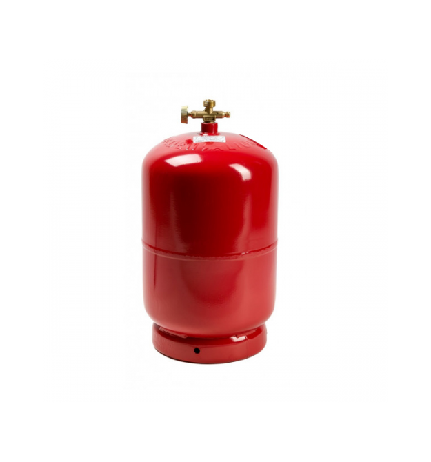 Газовий балон ПРОПАН 5кг(12л), тиск 18 BAR + пальник 20448, Red, Q2