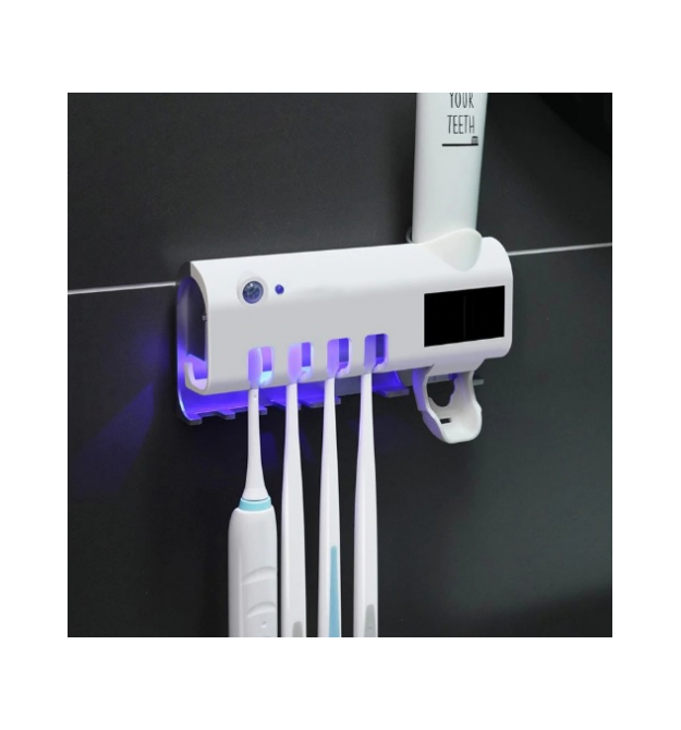 Тримач диспенсер для зубної пасти та щіток