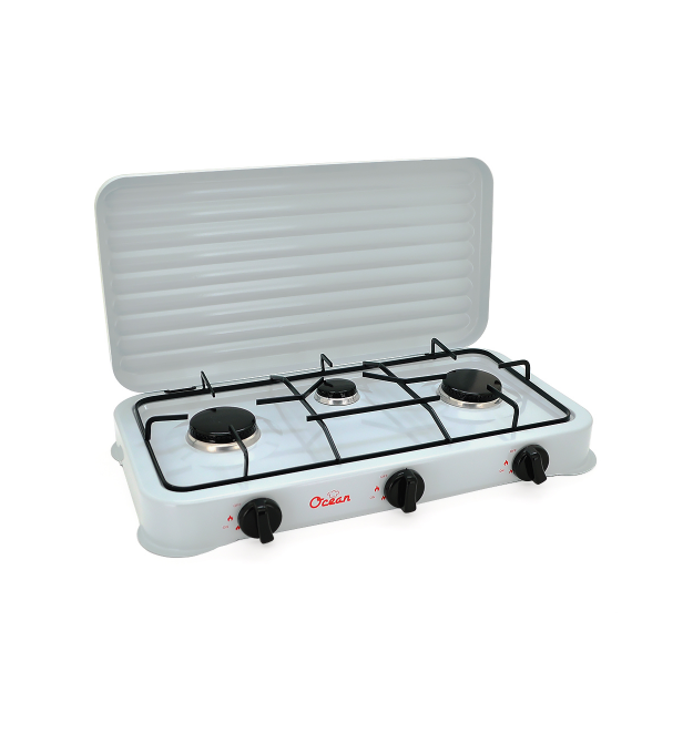 Газова плита Ocean YT-2855, 3 комфорки, Білий