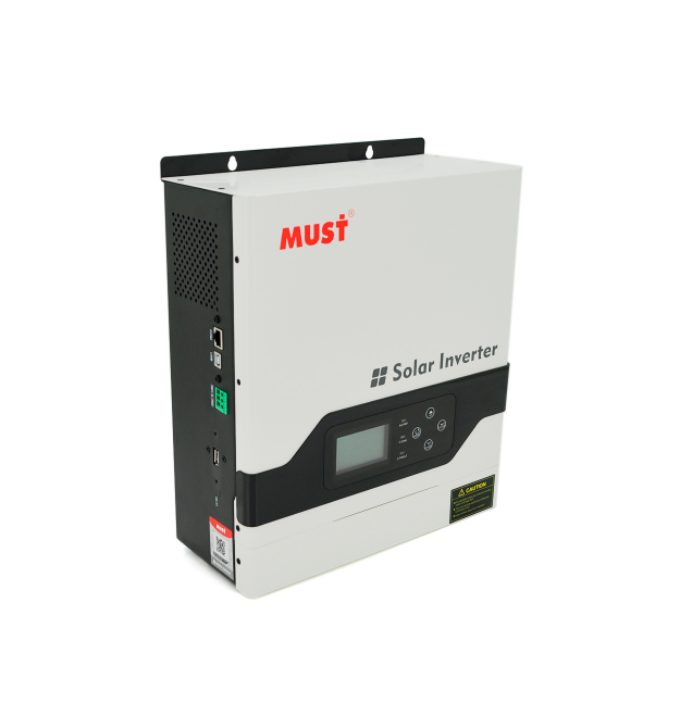 Гiбрiдне ДБЖ MUST PV18-3024VPM, 3000W, 24V, ток заряда 20 - 30A, 160-275V, MPPT (60А, 100-145 Vdc)