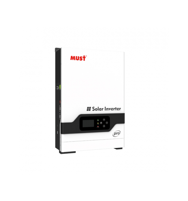 Гібридний інвертор MUST PV18-3224PRO, 3200W, 24V, струм заряду 1-80А, 160-275V, MPPT (80А, 450 Vdc)Parallel