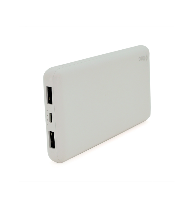 Powerbank Ttec 10000mAh, Output: 2USB - microUSB, 20W, White