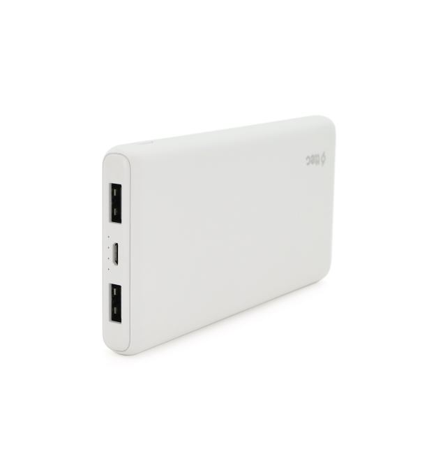 Powerbank Ttec 10000mAh, Output: 2USB/microUSB, 20W, White