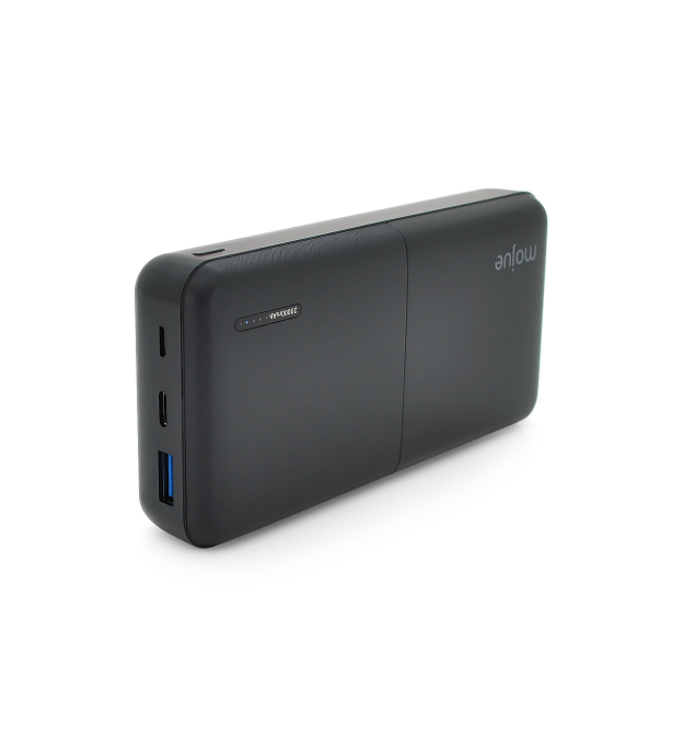PowerbankTtec Mojue 20000mAh, Output: USB - Type-C - microUSB, 20W, Black