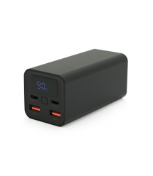 PowerBank XO-PB97 20000mAh, Input:(2хType-C), Output:(2хUSB,2хType-C), PD65W for Laptop, plastic, Black