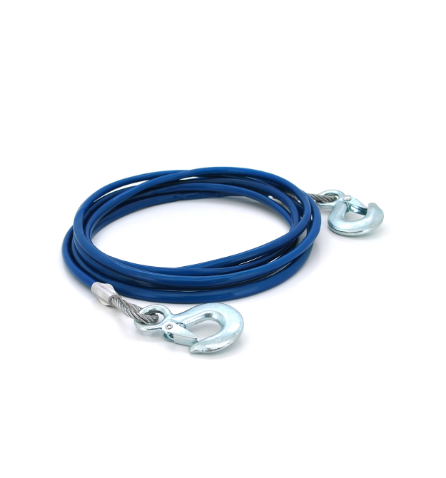 Буксирувальний сталевий трос в PVC кожусі 5х12мм, 5м - 7 т, Пакет