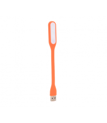 Ліхтарик гнучкий LED USB, Orange, OEM