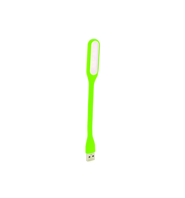 Ліхтарик гнучкий LED USB, Green, OEM
