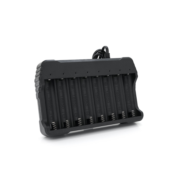 Зарядний пристрій MS-808A, 8 каналів для акумулятора. 18650, 4.2V - 2000mAh