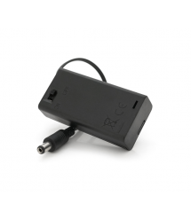 Відсік для 2-х елементів живлення АА, роз&aposєм 5,5&amptimes2,1, закритий корпус із вимикачем