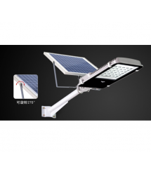 Лампа вулична Zuke ZK7102 з сонячною панелю LED 30 Вт, СП 20 Вт, АКБ 10000 мА (523*160*380) 6,6 кг, кріплення в комплекті