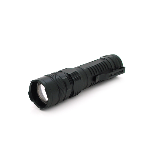 Ліхтар ручний POWERMASTER MS-811, 1LED Cree Q5, 10W, 3 режими, ZOOM, 18650 - 2400 вбудований, Black, IP44, microUSB, 121х29х25мм