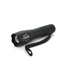 Ліхтар ручний VARLONPAN MX-812-T6, 1LED Cree XM-L T6, 3W, 5 режимів, ZOOM, 18650 - 2800mah (перехідник 3*AAA), Black, IP44, СЗУ,