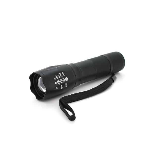 Ліхтар ручний VARLONPAN MX-812-T6, 1LED Cree XM-L T6, 3W, 5 режимів, ZOOM, 18650 - 2800mah (перехідник 3*AAA), Black, IP44, СЗУ,