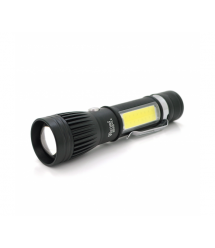 Ліхтарик ручний Watton WT-028, Cree T6+16SMD, 3 реж., ZOOM, 6800mAh акумулятор, зарядка microUSB, IP44. 135 х 30 х 20. BOX