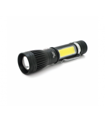 Ліхтарик ручний Watton WT-602, Cree T6+16SMD, 3 реж., ZOOM, 6800mAh акумулятор, заряджання microUSB. IP44. 135 х 30 х 20. BOX