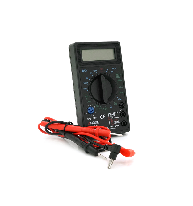 Мультиметр ANENG AN-DT830G, вимірювання: V, A, R, C, функція hFE