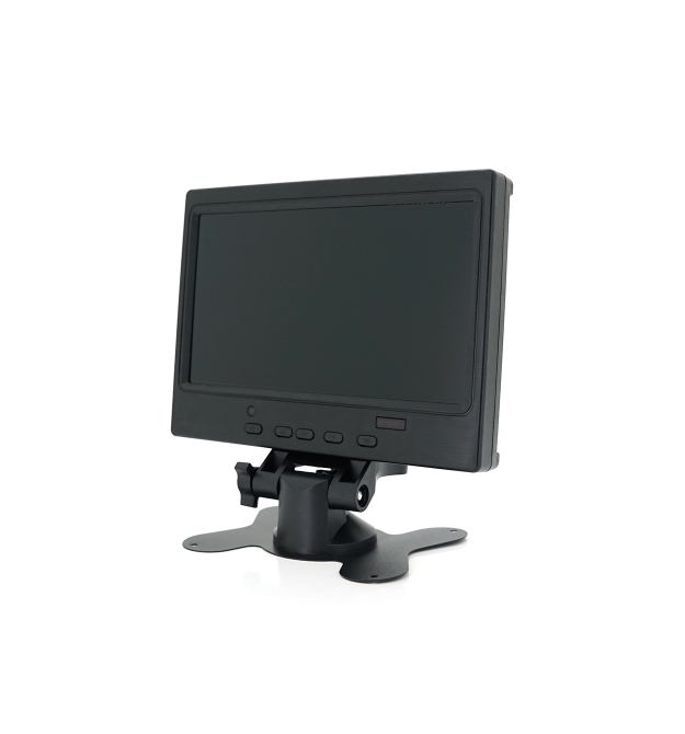Монитор для видеонаблюдения 7(16:9) панель IPS, AV-VGA-HDMI разъемы, 1024*600ips, 12-24V, BOX