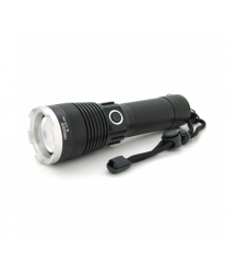 Ліхтар ручний Bailong BL-A75-P90, 1LED Cree XHP50.2, 19W, 5 режими, ZOOM,26650 - 6800mah - 3xААА, Black, IP40, кабель USB-micro,