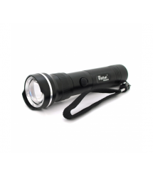 Ліхтар ручний Watton WT-010, 1LED CREE Q5, 3W, 5 режими, ZOOM,18650 - 3200mah, Black, IP40, СЗУ під 2 акб, 180х45х34мм, BOX