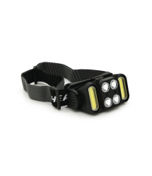 Налобний ліхтарик Voltronic K362, 4 led 5W, 2 Led Cob, red, sensor, 6 режими, корпус-пластик, водостійкий, ip44, живлення АКБ вб