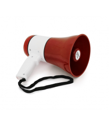 Гучномовець Megaphone ER-22BT, 15W, живлення від акумулятора 18650, СЗУ, Red - White, Box