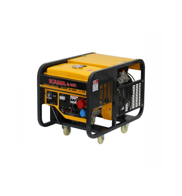 Генератор бензиновий KGL12000FE3, трифазний 230 - 400V, 50Hz, 11.9KVA, об&aposєм 25л
