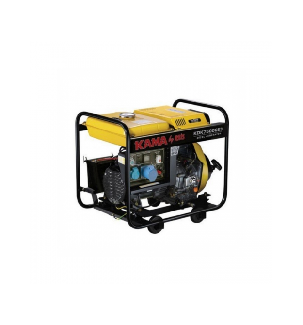 Генератор дизельний KDK7500CE3, трифазний 230 - 400V, 50Hz, 6.9KVA, об&aposєм 12.5л