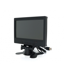 Монітор для відеоспостереження 7(16：9) панель IPS, AV - VGA - HDMI роз'єм + touchscreen, 1024*600ips, 12-24V, BOX