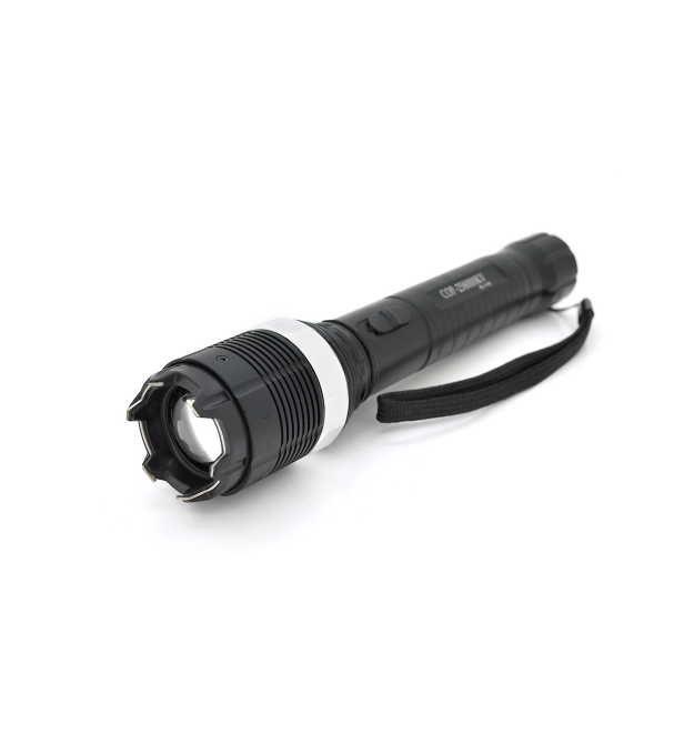 Фонарь-шокер ручной BAILONG BL-DG-1105, 1LED ХPE, фокусировка, 3 режима, Встроенный - 3,7 В, 9800 мА, 100Вт, Black, IP44, СЗУ