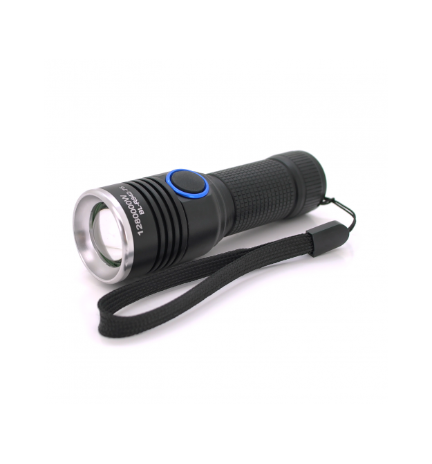 Ліхтарик ручний Bailong R-842, CREE T6, Zoom, 3 режими, алюміній, акум 14500, USB кабель, 126х30х24, BOX