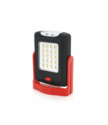 Прожекторний ліхтарик Watton WT-311, 3+20 LED, 1+1 режим, міцний пластик, ip44, магніт, живлення від 3*ААА, ОЕМ