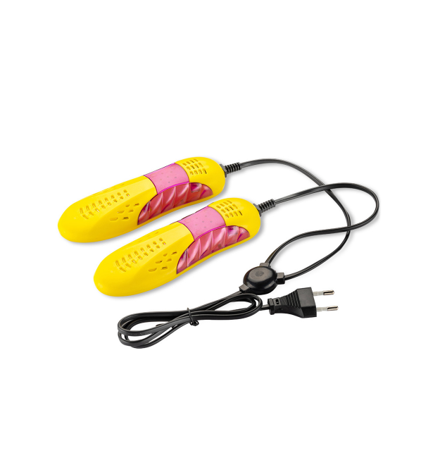 Сушарка для взуття, живлення 220V - 20W, довжина кабелю1,2м, Yellow