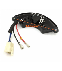 AVR для однофазного генератора 3-8кВт, 250В - 470мФ, корпус пластик, 6 контактів (товар не підлягає поверненню!)