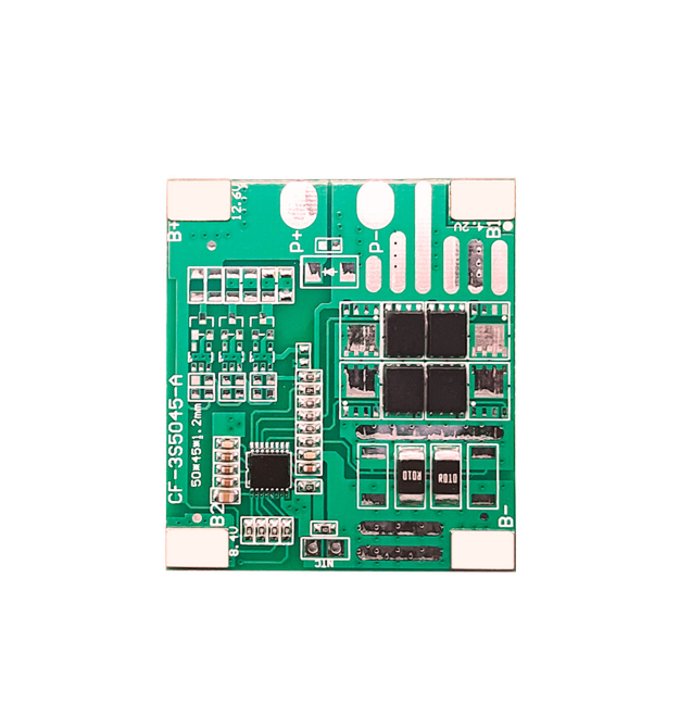 BMS плата Changfa Li-ion 12V 3S 12A, симетрія