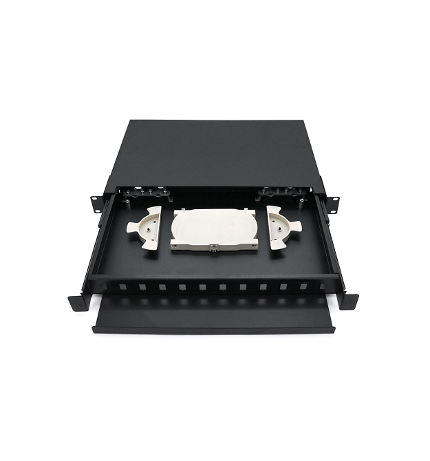 Оптична патч-панель Merlion ML-OP-S408A-12C 12-канальна, SC Simplex adapter, (485*340*44мм)