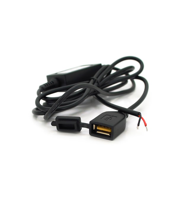 Конвертер USB2.0(F),DC 5V, Black, OEM