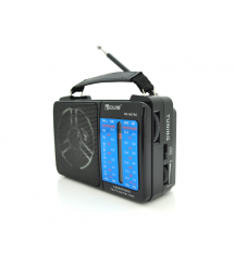 Радіоприймач GOLON RX-A06AC, LED, 2x3W, FM радіо, корпус пластмас, Black, BOX