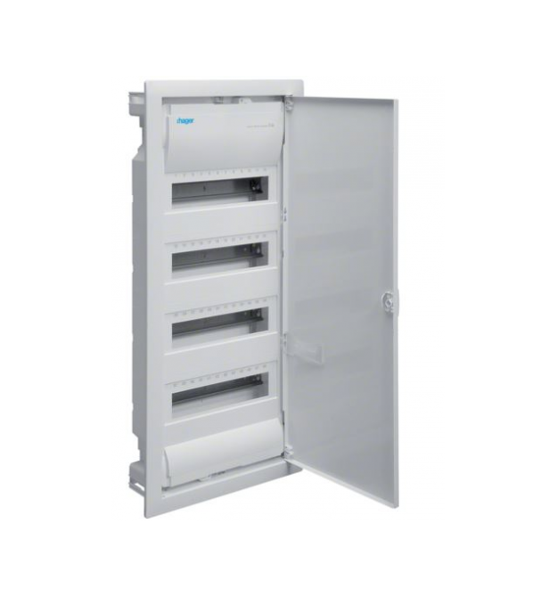 Щит під автоматичні вимикачі VOLTA VU48UA, внутрішній, 48 модулів, ABS пластик, двері метал (740х335х90)