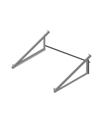 Комплект альбомной системы креплений НА 1 ФОТОМОДУЛЬ - размер модуля (2278х1133х35)(угол 30, алюминий)