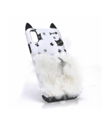 Накладка Кот пушистый хвост (смарт кольцо) iPhone 7 Plus - 8 Plus