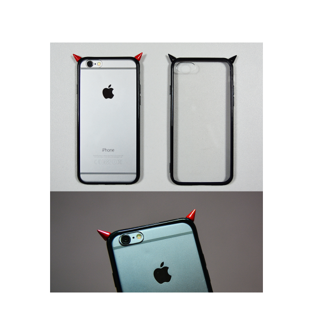 Накладка Рожки iPhone 6 - 6s