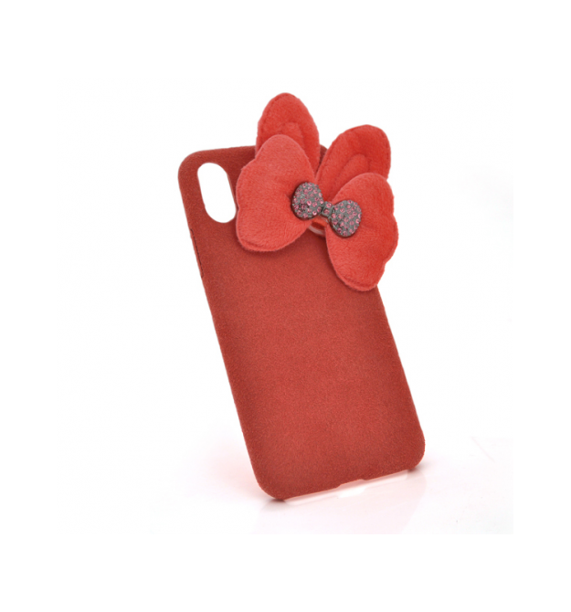 Накладка Пушистая Бантик iPhone 6 Plus - 6s Plus