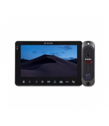 Комплект відеодомофона BCOM BD-780M Black Kit ( 7 дюймів домофон з пам&aposяттю, запис руху, 1000ТВл панель виклику )
