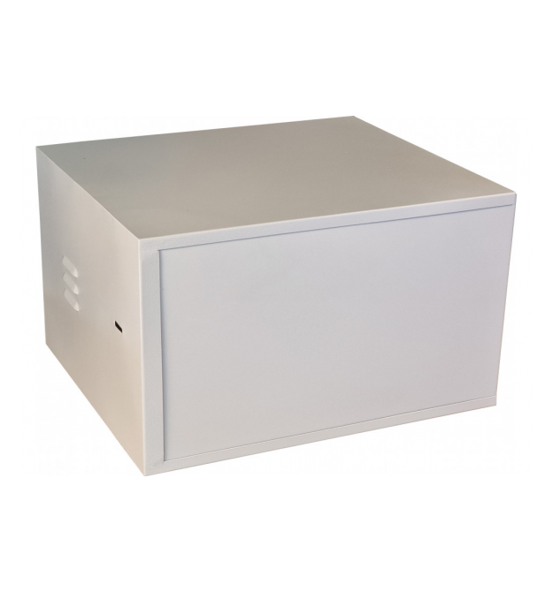 Антивандальна шафа VAGOS Lite 19 7U - 0.8мм (520х320x450) двері пенал, замок - сувальдний, 6відп. 22мм